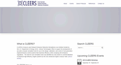Desktop Screenshot of cleers.org