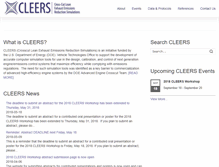 Tablet Screenshot of cleers.org